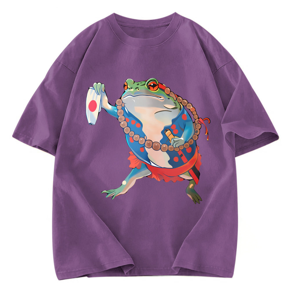 Tokyosol Frog Is Ready For Anything Washed T-Shirt
