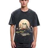 Tokyosol Japanese Frog Vintage Washed T-Shirt