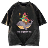 Tokyosol On a Quest Right Now Washed T-Shirt