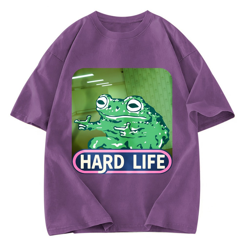 Tokyosol The Backrooms Hard Life Frog Washed T-Shirt