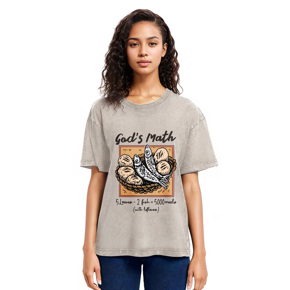 Tokyosol Five Loaves And Two Fishes Washed T-Shirt