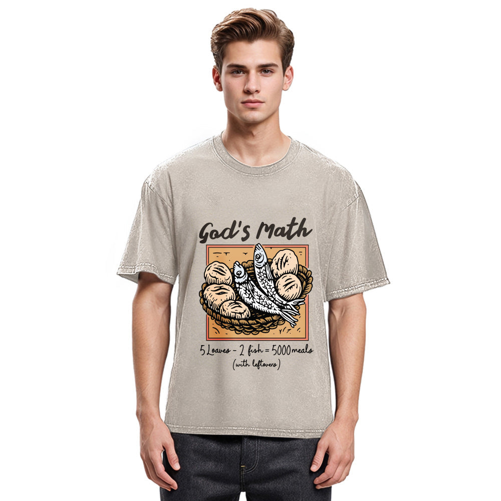 Tokyosol Five Loaves And Two Fishes Washed T-Shirt