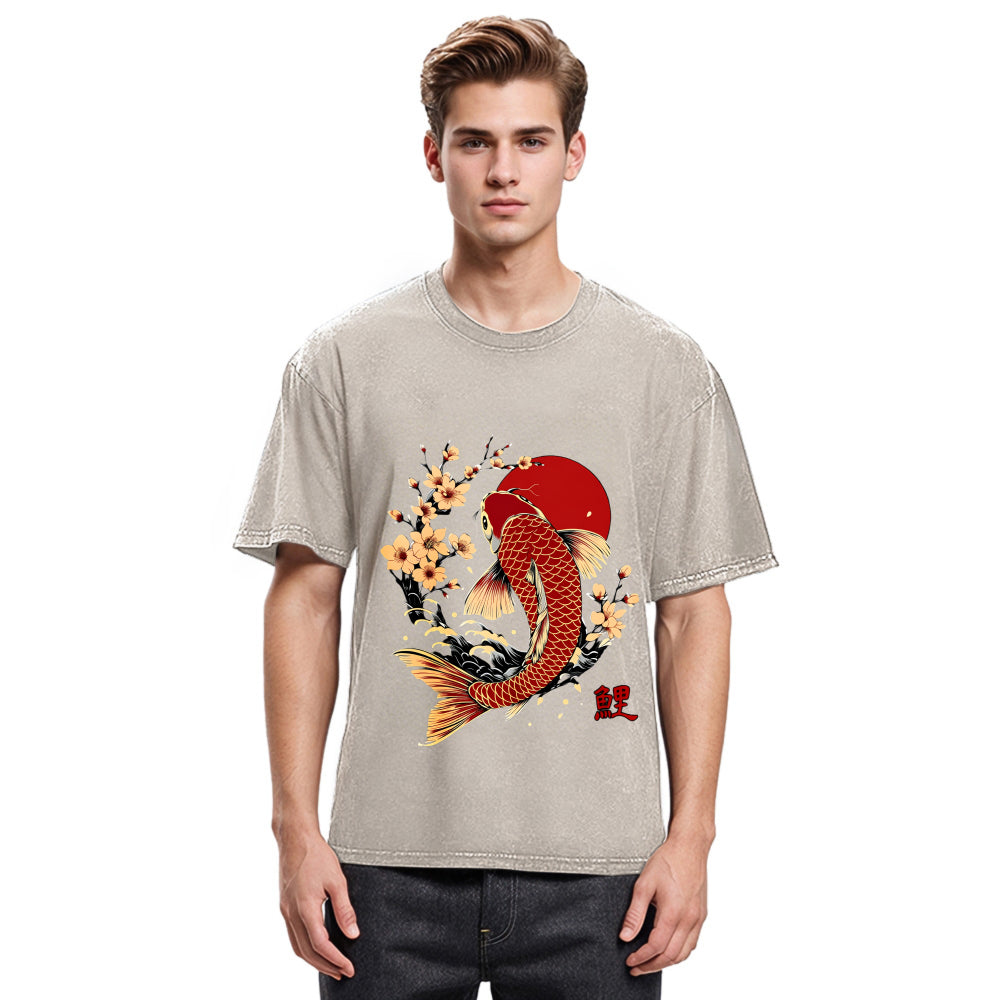 Tokyosol Luck of the Koi Washed T-Shirt