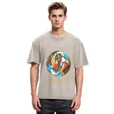 Tokyosol Two Koi Carps Washed T-Shirt