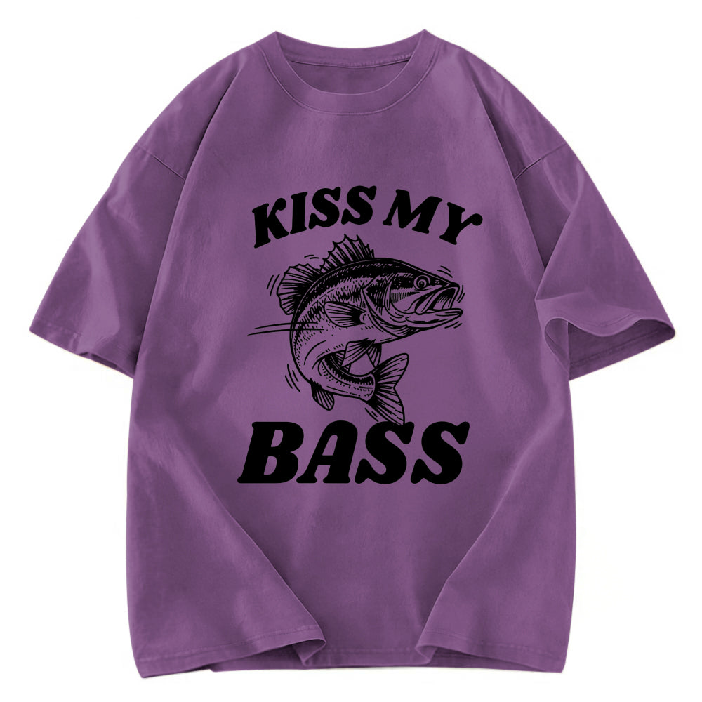 Tokyosol Bass Pun Funny Washed T-Shirt