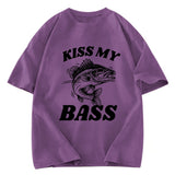 Tokyosol Bass Pun Funny Washed T-Shirt