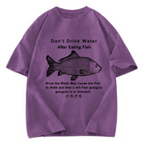 Tokyosol Stomach Rumbling Funny Washed T-Shirt