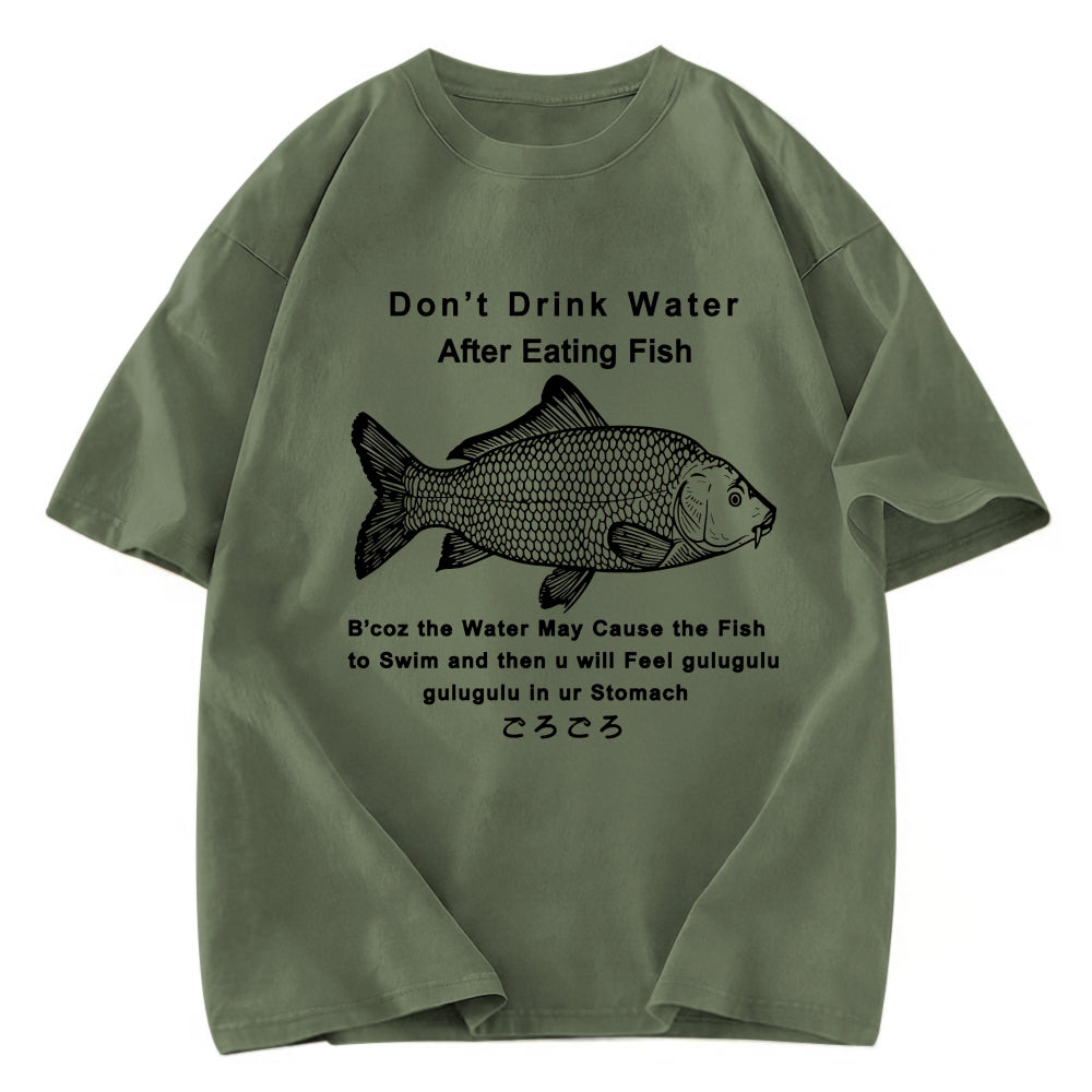 Tokyosol Stomach Rumbling Funny Washed T-Shirt