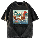 Tokyosol Funny Koi Washed T-Shirt