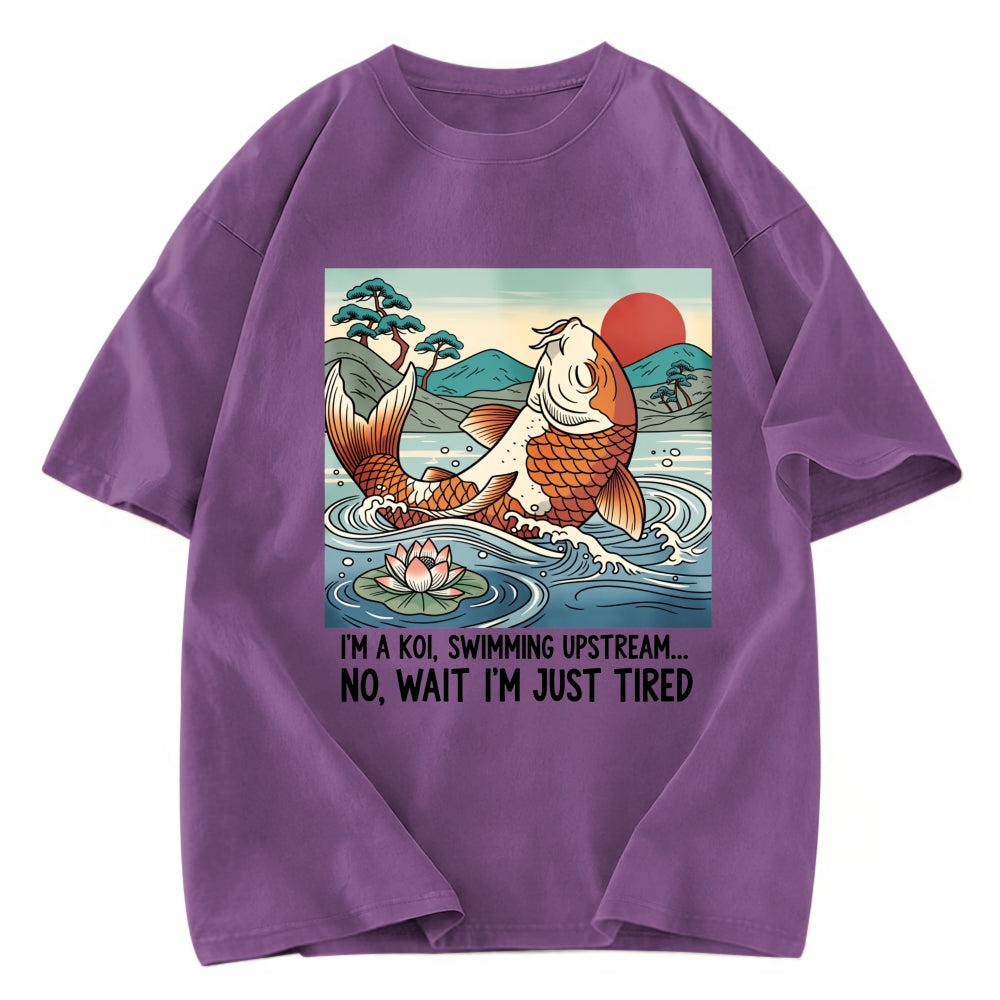 Tokyosol Funny Koi Washed T-Shirt