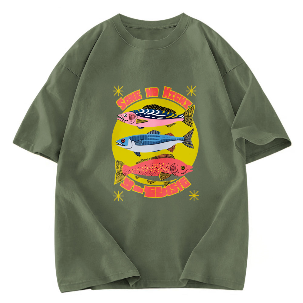 Tokyosol Vintage Japanese Sardines Washed T-Shirt