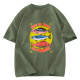 Tokyosol Vintage Japanese Sardines Washed T-Shirt