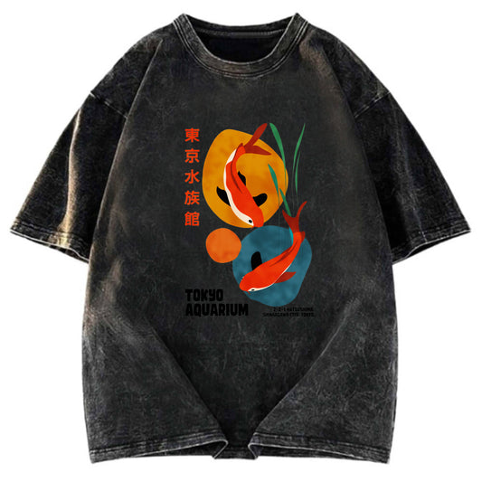 Tokyosol Tokyo Koi Dreams Washed T-Shirt