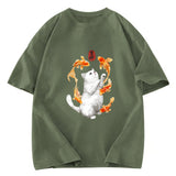 Tokyosol Zen Cat And The Dancing Fish Classic T-Shirt