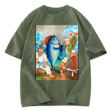 Tokyosol Tuna VS Human Washed T-Shirt