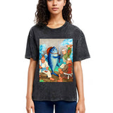 Tokyosol Tuna VS Human Washed T-Shirt