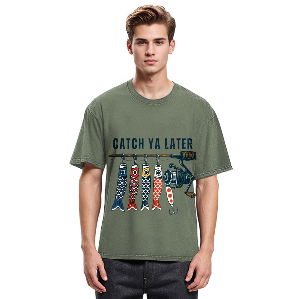 Tokyosol Fishing Japan Washed T-Shirt