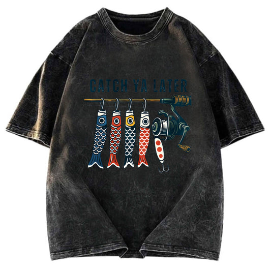 Tokyosol Fishing Japan Washed T-Shirt