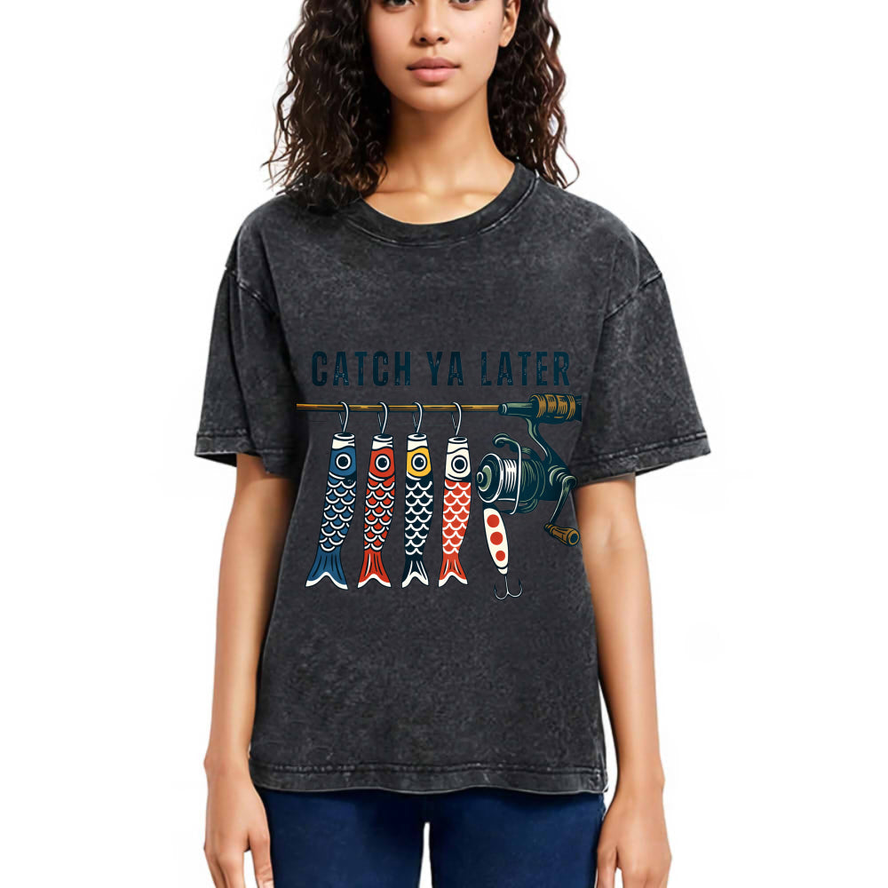 Tokyosol Fishing Japan Washed T-Shirt