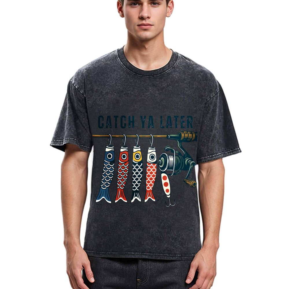 Tokyosol Fishing Japan Washed T-Shirt