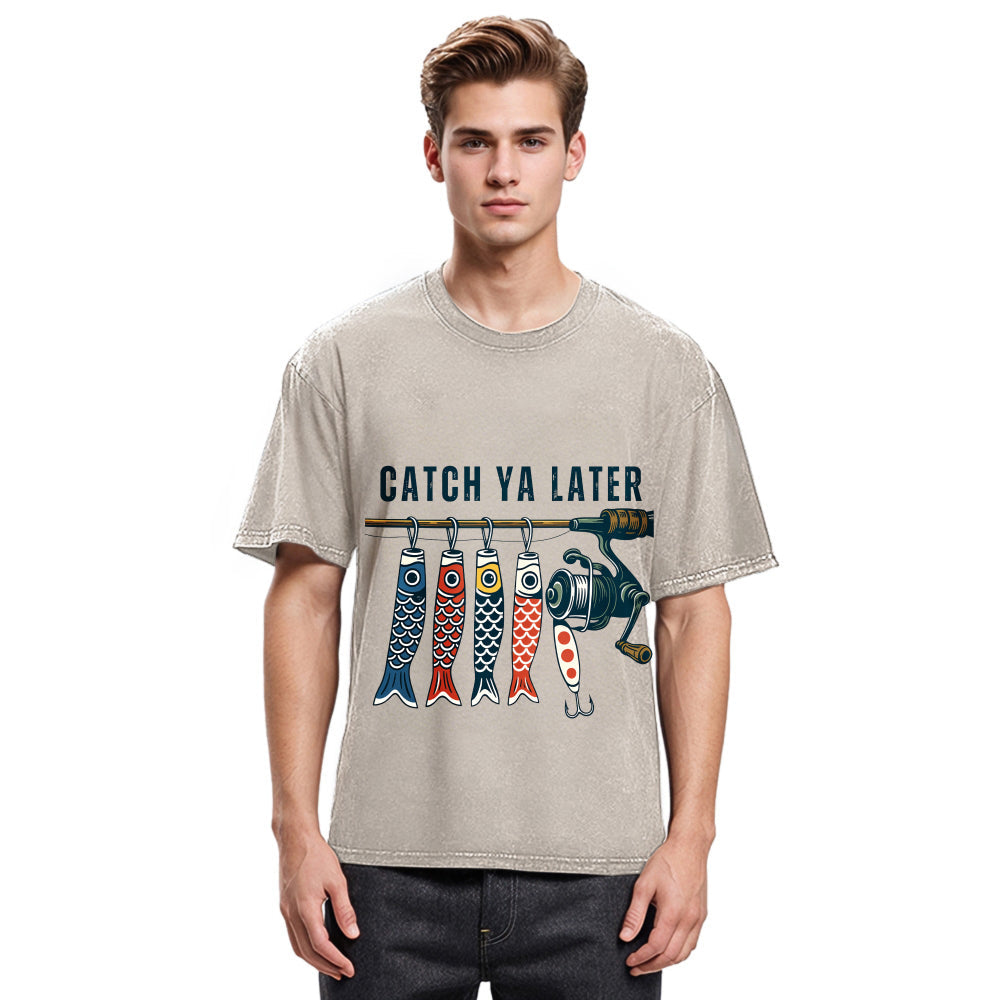 Tokyosol Fishing Japan Washed T-Shirt