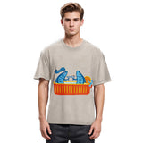 Tokyosol Canned Fish Bar Washed T-Shirt