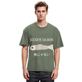 Tokyosol Sockeye Salmon Washed T-Shirt