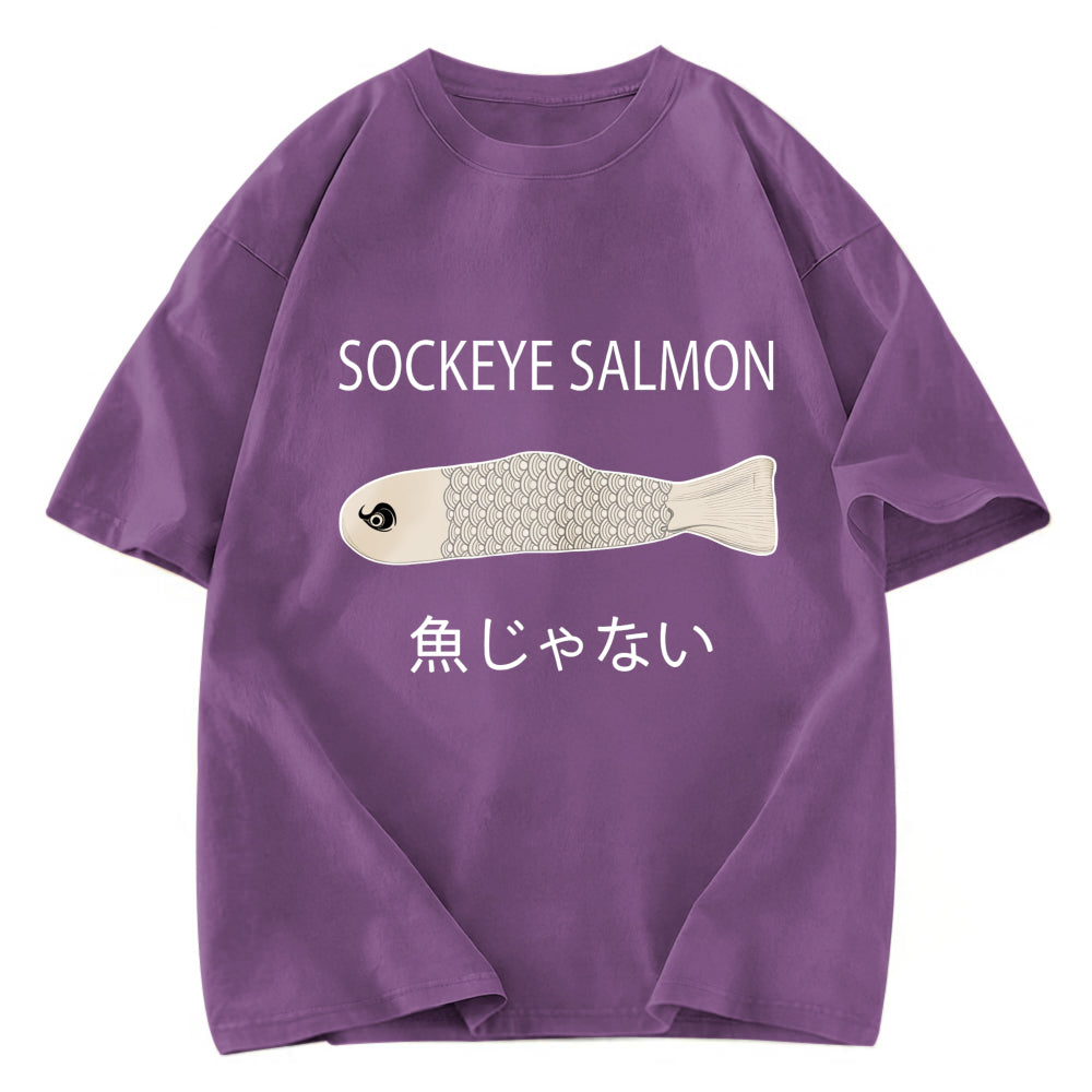 Tokyosol Sockeye Salmon Washed T-Shirt