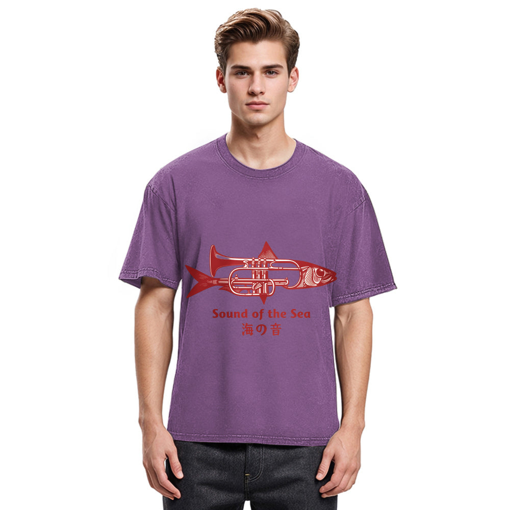Tokyosol Sound Of The Sea Washed T-Shirt