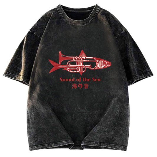 Tokyosol Sound Of The Sea Washed T-Shirt