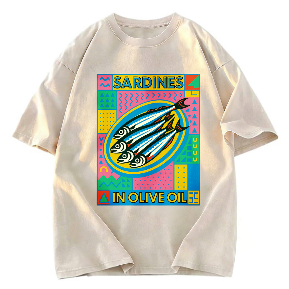 Tokyosol Fresh Sardines Washed T-Shirt