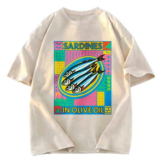 Tokyosol Fresh Sardines Washed T-Shirt