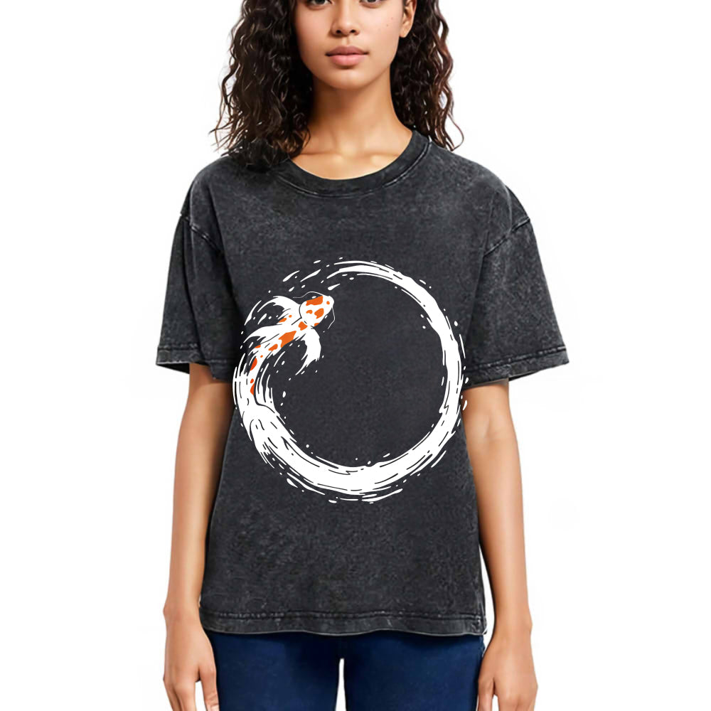 Tokyosol Ens¨- Koi Washed T-Shirt