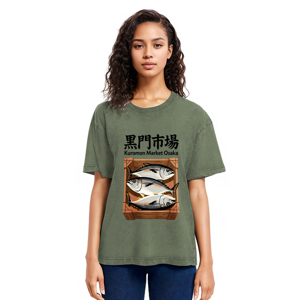 Tokyosol Kuromon Market Washed T-Shirt