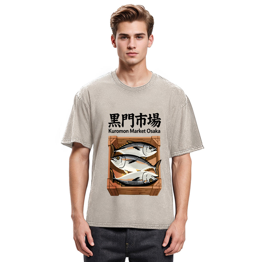Tokyosol Kuromon Market Washed T-Shirt