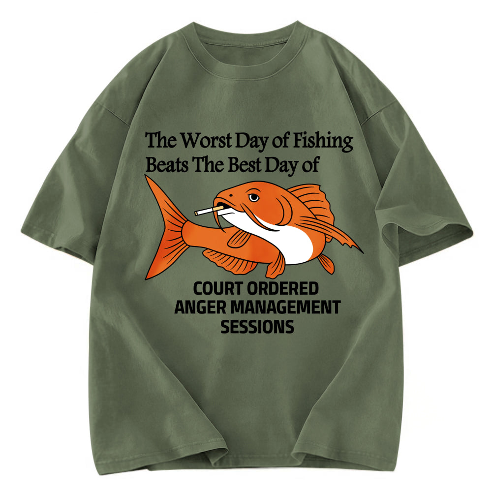 Tokyosol Funny Koi Joke Washed T-Shirt