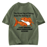 Tokyosol Funny Koi Joke Washed T-Shirt