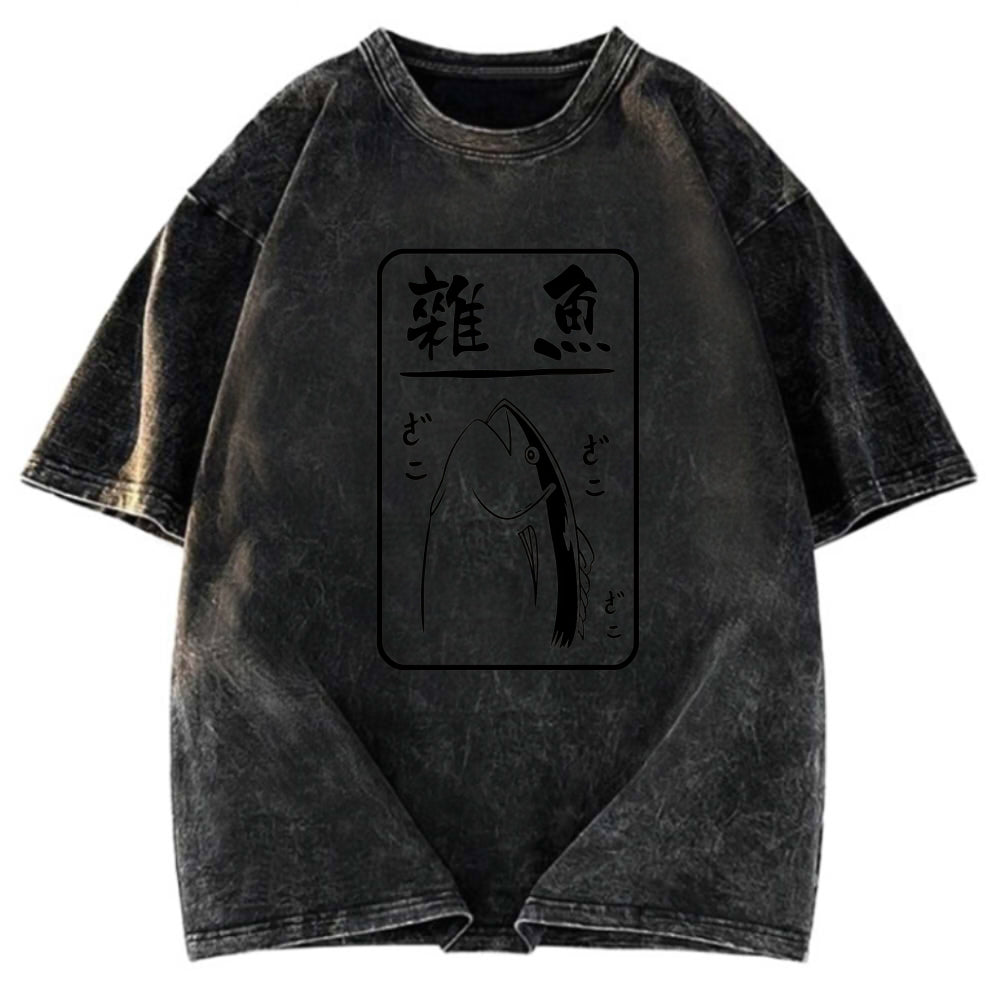 Tokyosol Trash Fish Japanese Back Washed T-Shirt
