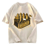 Tokyosol Sardines Office Worker Washed T-Shirt