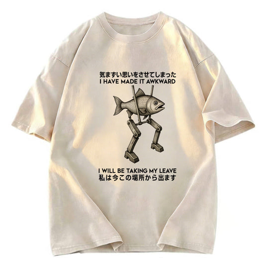Tokyosol I Have Made It Awkward Washed T-Shirt