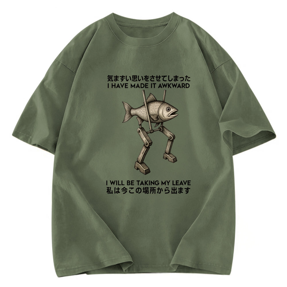 Tokyosol I Have Made It Awkward Washed T-Shirt