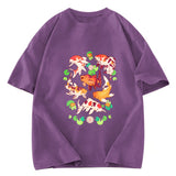Tokyosol Retro Koi Group Washed T-Shirt