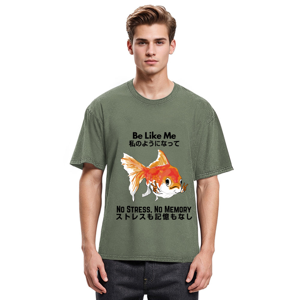 Tokyosol Live Like A Fish Washed T-Shirt