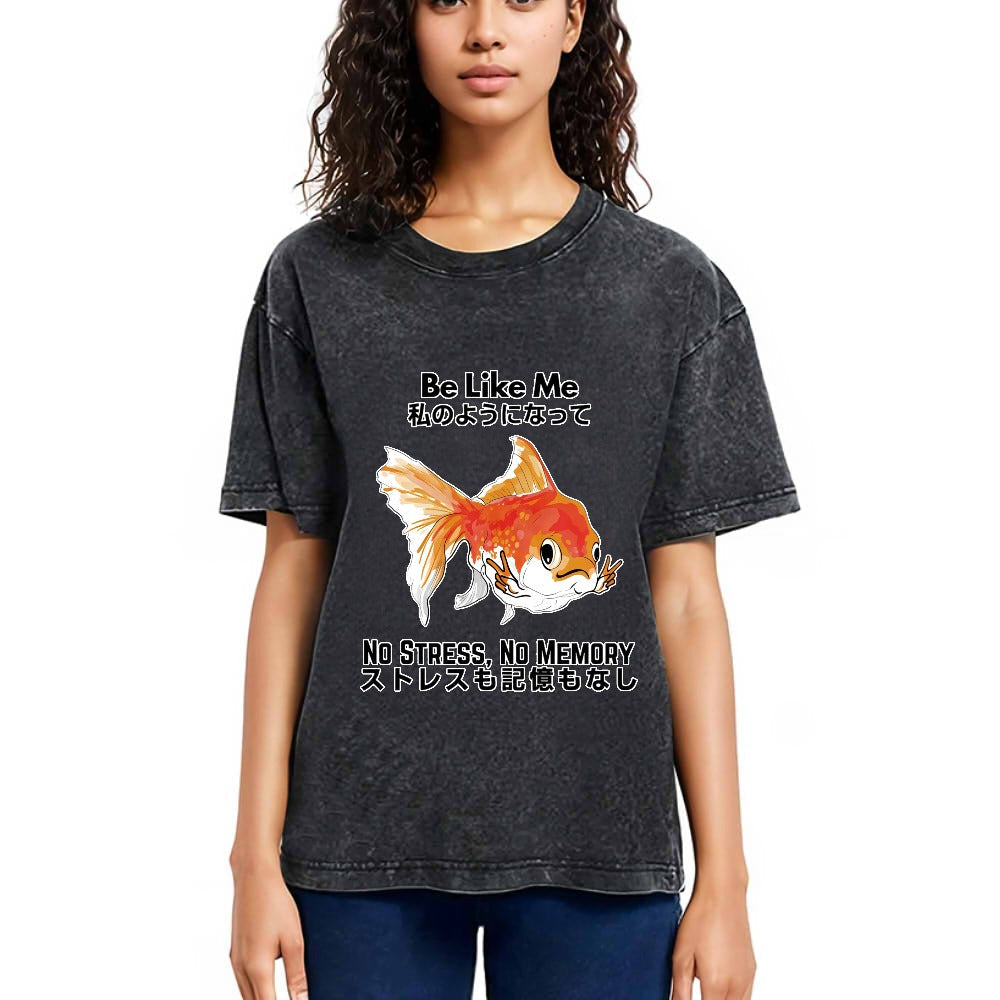 Tokyosol Live Like A Fish Washed T-Shirt