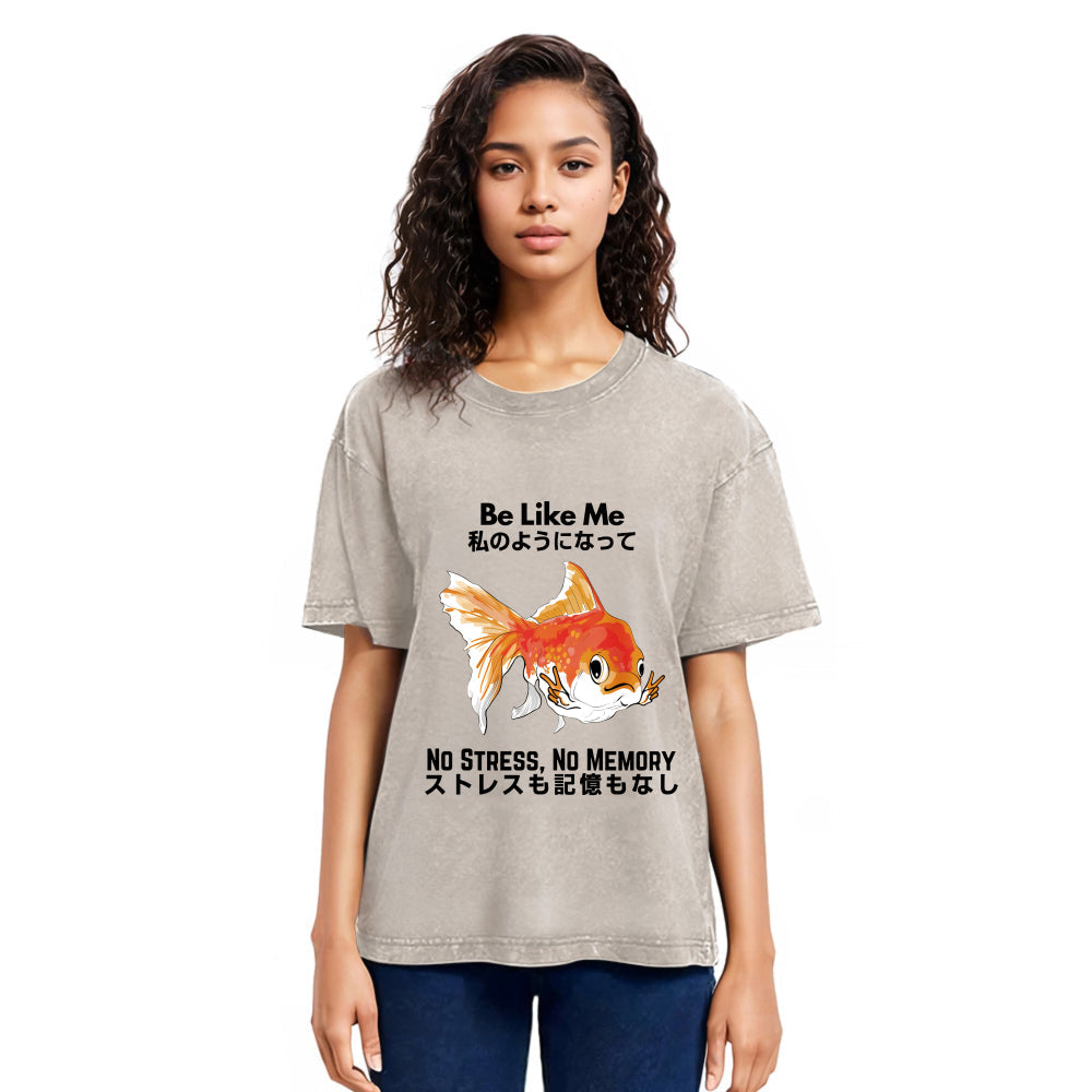 Tokyosol Live Like A Fish Washed T-Shirt