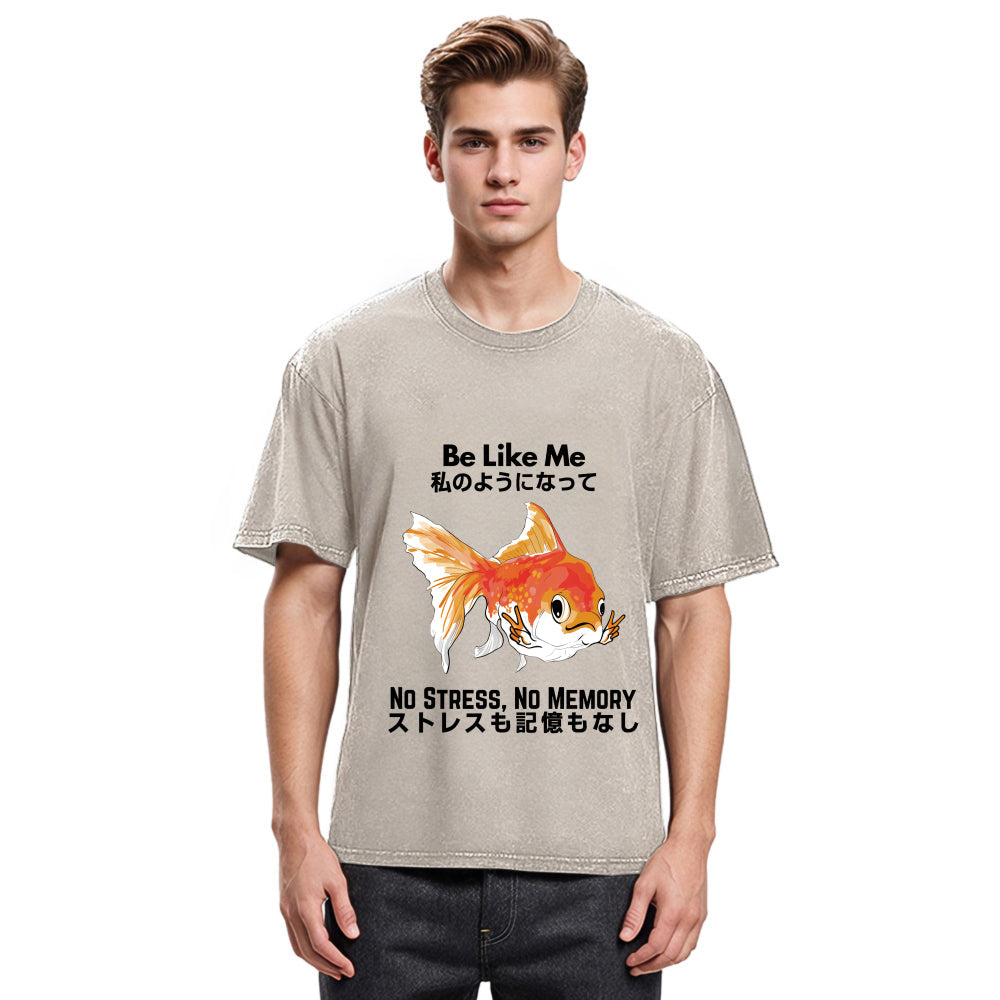 Tokyosol Live Like A Fish Washed T-Shirt