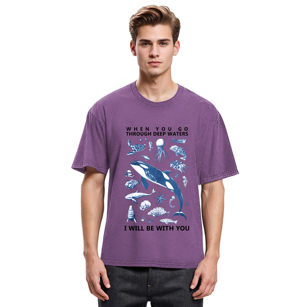 Tokyosol Deep Sea Creatures Washed T-Shirt