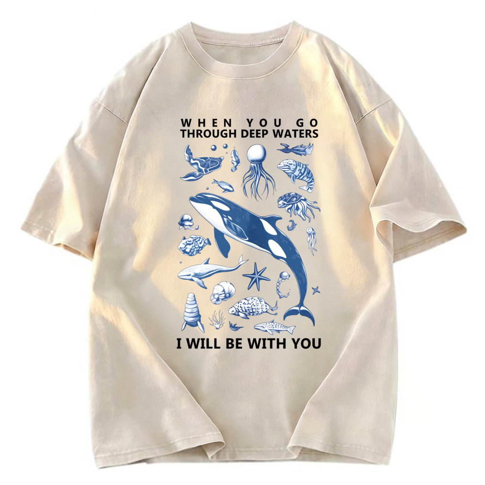 Tokyosol Deep Sea Creatures Washed T-Shirt