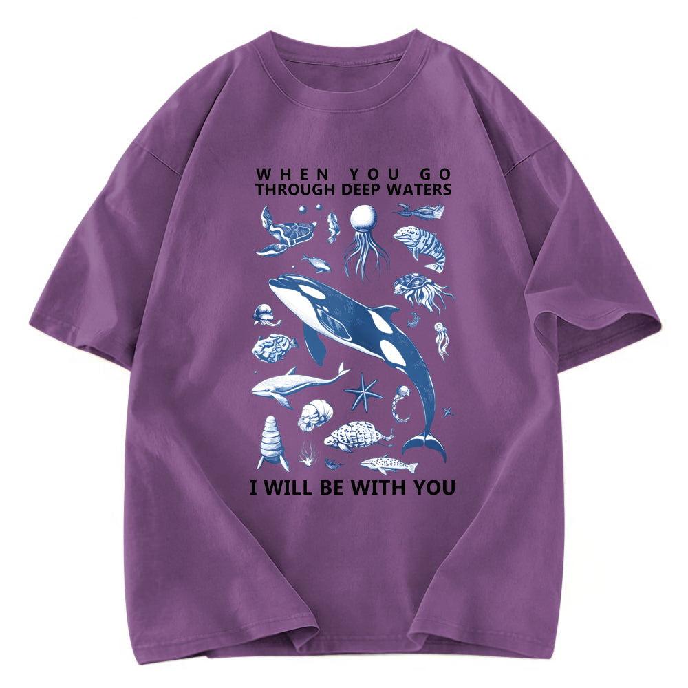 Tokyosol Deep Sea Creatures Washed T-Shirt