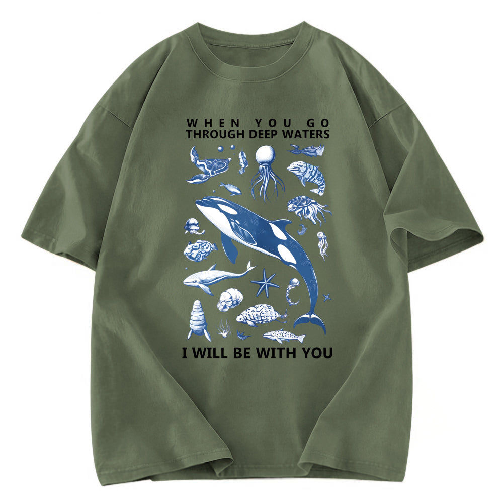 Tokyosol Deep Sea Creatures Washed T-Shirt